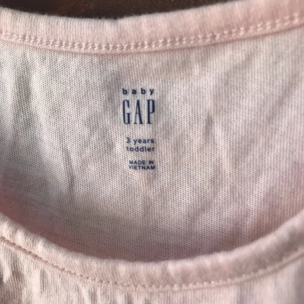 GAP Light Pink Girls' Short Sleeve Tank-Style Dress